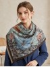 Floral Design Blanket Scarf Floral Design Blanket Scarf